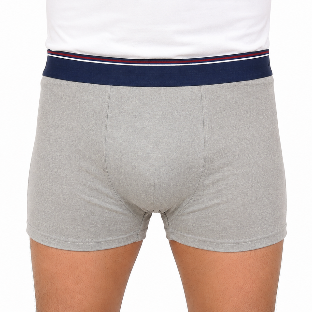 Men’s Soft Stretch Cotton Boxer Briefs – Grey