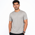 Men’s Classic Comfort Fit Solid T-Shirt – Light Grey